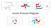 Arrow Process Diagram PowerPoint and Google Slides Template
