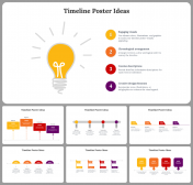 Timeline Poster Ideas PowerPoint and Google Slides Themes