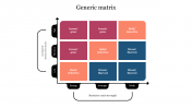 Best Generic Matrix PowerPoint Slide Template Presentation