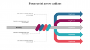 Attractive PowerPoint Arrow Options Slide Template