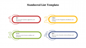 Numbered List PowerPoint and Google Slides Templates
