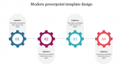 Our Predesigned Modern PowerPoint Template Design Slide