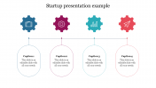 Customized Startup Presentation Example With Gear Shapes