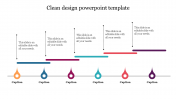 Clean Design PowerPoint Template With Six Captions