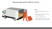 Business Plan PPT For Delivery Service and Google Slides