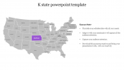 Stunning K State PowerPoint Template With Single Node