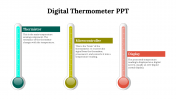 Digital Thermometer PowerPoint And Google Slides Template