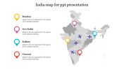 India Map For Google Slides PPT Presentation Templates