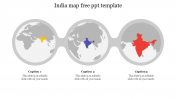 Best India Map Free PPT Template Designs