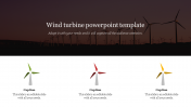 Simple Wind Turbine PowerPoint Template presentation