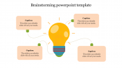 Best Brainstorming PowerPoint Template Free Download
