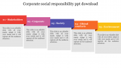 Corporate Social Responsibility PPT Download