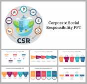 Corporate Social Responsibility PPT and Google Slides Themes