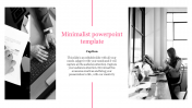 Creative minimalist PowerPoint template free download