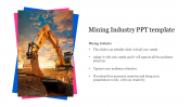 Predesigned Mining Industry PPT Template Presentation