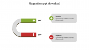 Elegant Magnetism PPT Download Template Presentation