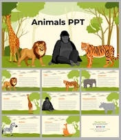 Creative Animals PowerPoint Presentation And Google Slides