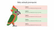 Beautiful Baby Animals PowerPoint Template For Presentation
