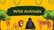 Wild Animals PowerPoint Presentation And Google Slides