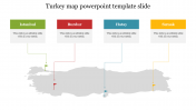 Turkey Map PowerPoint Template Slide Presentation Diagram