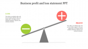 Amazing Business Profit And Loss Statement PPT Slide