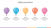 Attractive Balloon Presentation Template For Slides