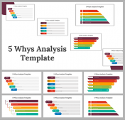 5 Why Analysis PowerPoint and Google Slides Templates