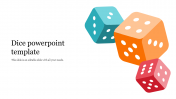 Dice PowerPoint Template Presentation and Google Slides