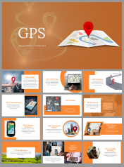 Attractive GPS Presentation and Google Slides Themes