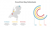 PowerPoint Map Netherlands Templates For Presentation