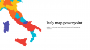 Italy Map PowerPoint Presentation Template Designs