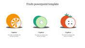 Fruits PowerPoint Template For PPT Presentation Slides