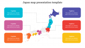 Get Japan Map Presentation Template PowerPoint Slides