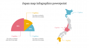 Japan Map Infographics PowerPoint PPT Presentation Slides