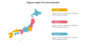 Japan Maps For PowerPoint Template Presentation Slides