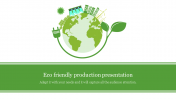 Eco friendly production presentation design