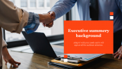 Get Executive Summary Background Slides PowerPoint