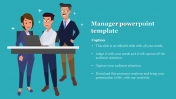 Manager PowerPoint Template PPT Presentation Slides