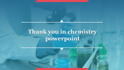 Editable Thank You In Chemistry PowerPoint and Google Slides