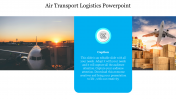 Air Transport Logistics PowerPoint Template & Google Slides