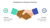 Amazing Handshake For Business Deal PPT Template Design