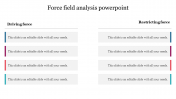 Force Field Analysis PowerPoint Presentation Diagram