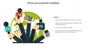 Use the Best Press PowerPoint Template Presentation