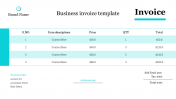 Creative Business Invoice Template Free Download