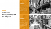 Stunning Warehouse Management System PPT Template Slide
