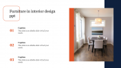 Furniture in Interior Design PPT Template and Google Slides