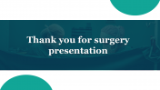Creative Thank You For Surgery Presentation Template