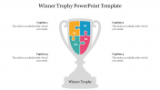 Winner Trophy PowerPoint Template Presentation Themes