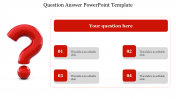 Question Answer PowerPoint Template and Google Slides