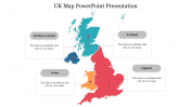 Download Our Attractive UK Map PowerPoint Presentation